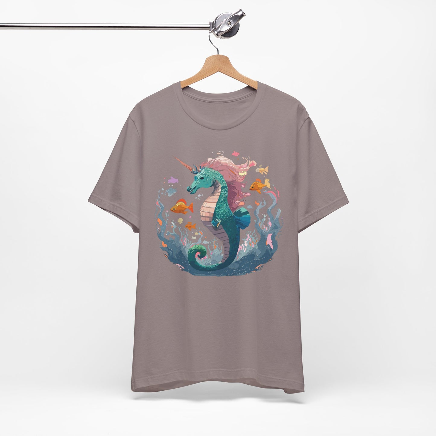 Animals Shirt, Shirt with Seahorse