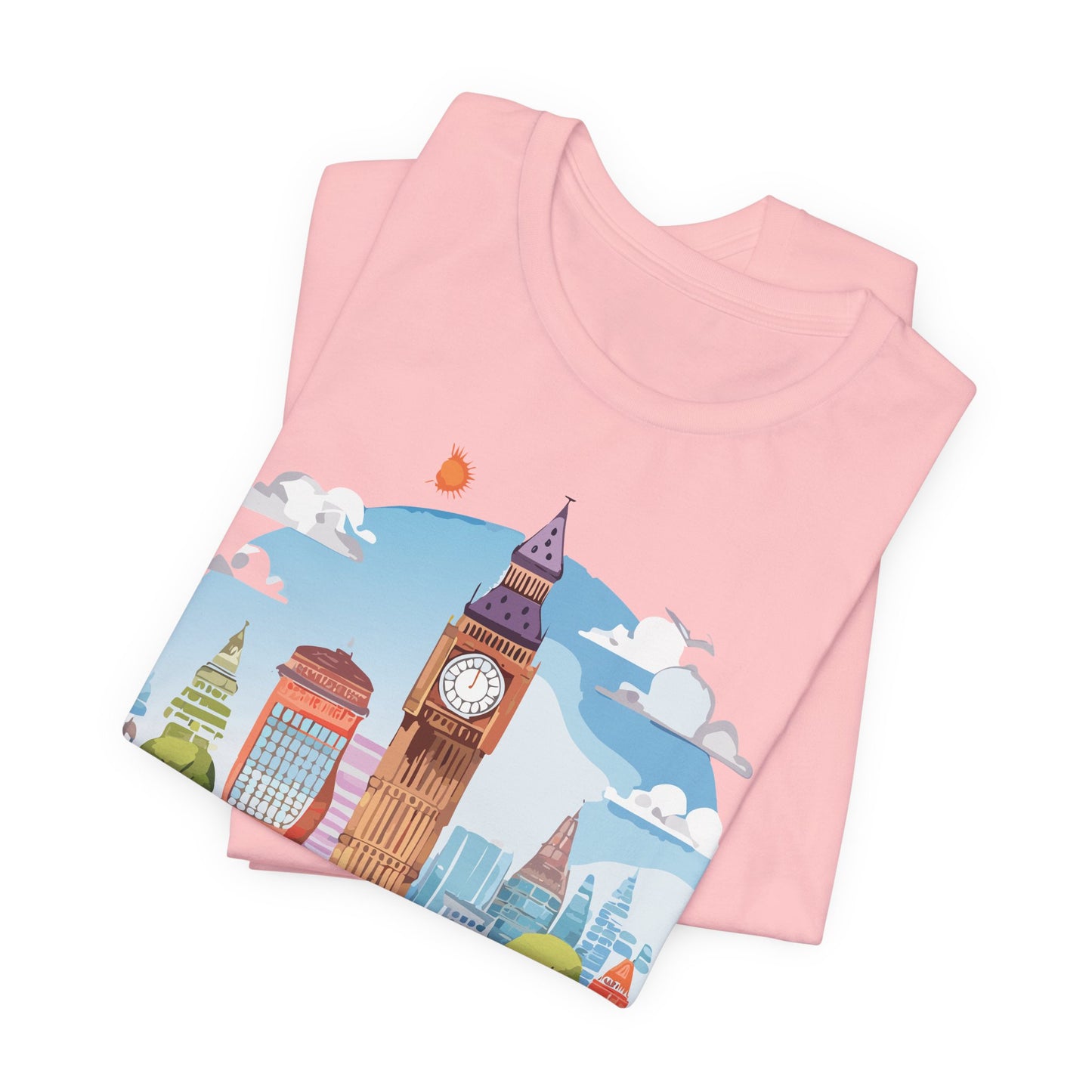 London Shirt, Travel T-Shirt, Tourist Shirts, Tee Shirt with Travel Prints 1