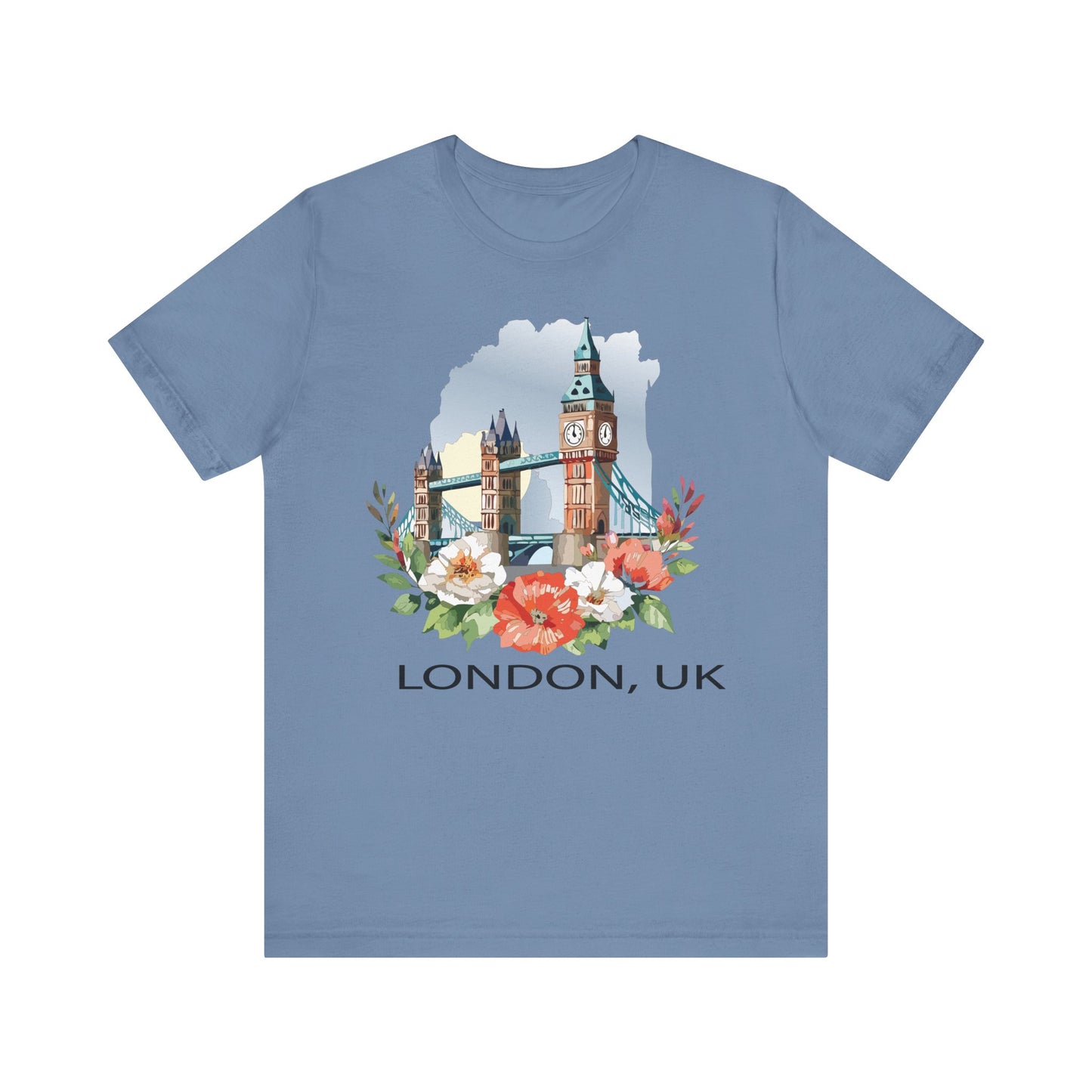 London Shirt, Travel T-Shirt, Tourist Shirts, Tee Shirt with Travel Prints 5