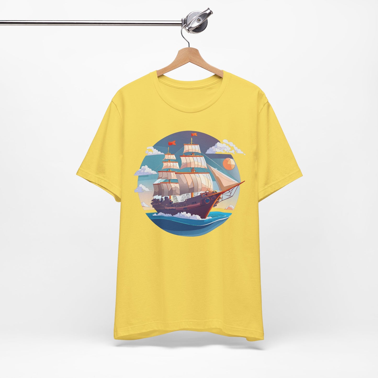 Ship Tee Shirt, Tee Shirt with Ship