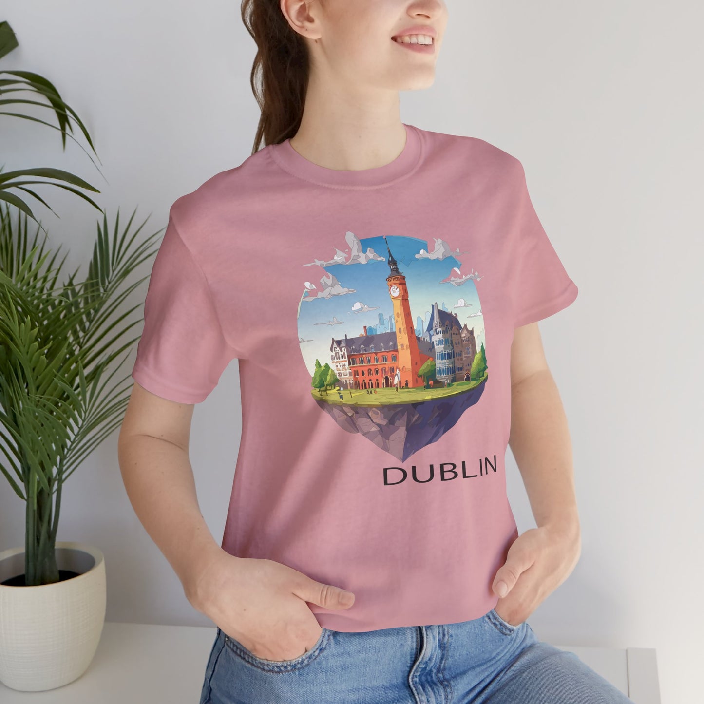 Dublin Shirt, Travel T-Shirt, Tourist Shirts, Tee Shirt with Travel Prints 2