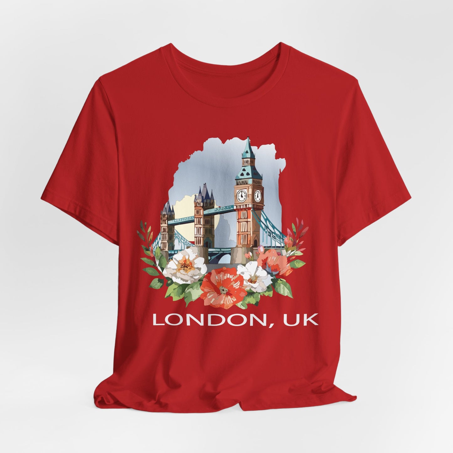 London Shirt, Travel T-Shirt, Tourist Shirts, Tee Shirt with Travel Prints 5