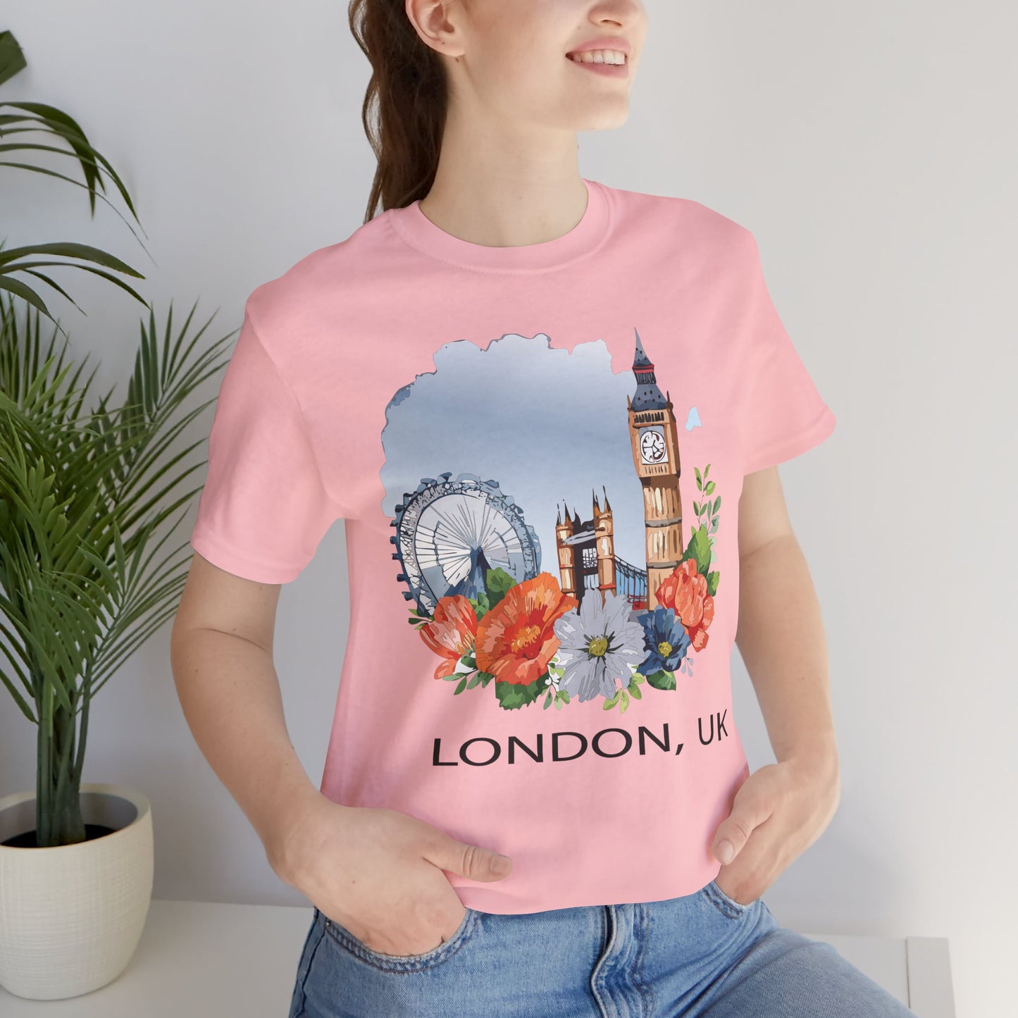 London Shirt, Travel T-Shirt, Tourist Shirts, Tee Shirt with Travel Prints 4