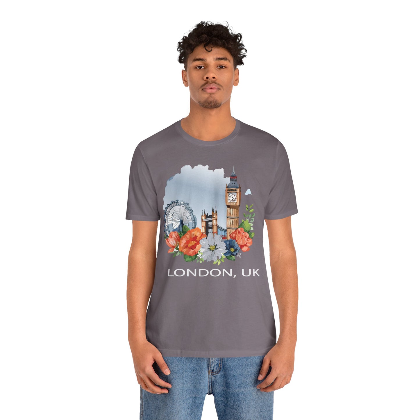 London Shirt, Travel T-Shirt, Tourist Shirts, Tee Shirt with Travel Prints 4