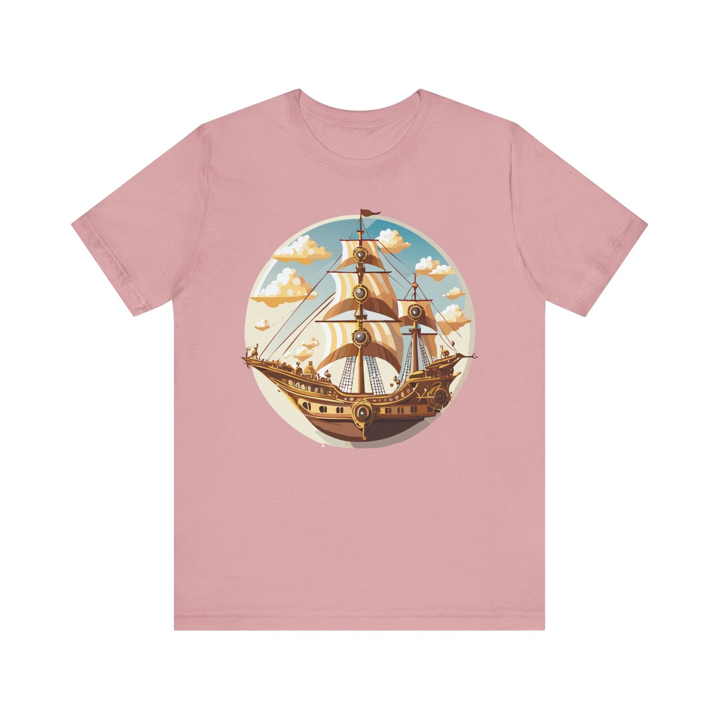 Ship Tee Shirt, Tee Shirt with Ship
