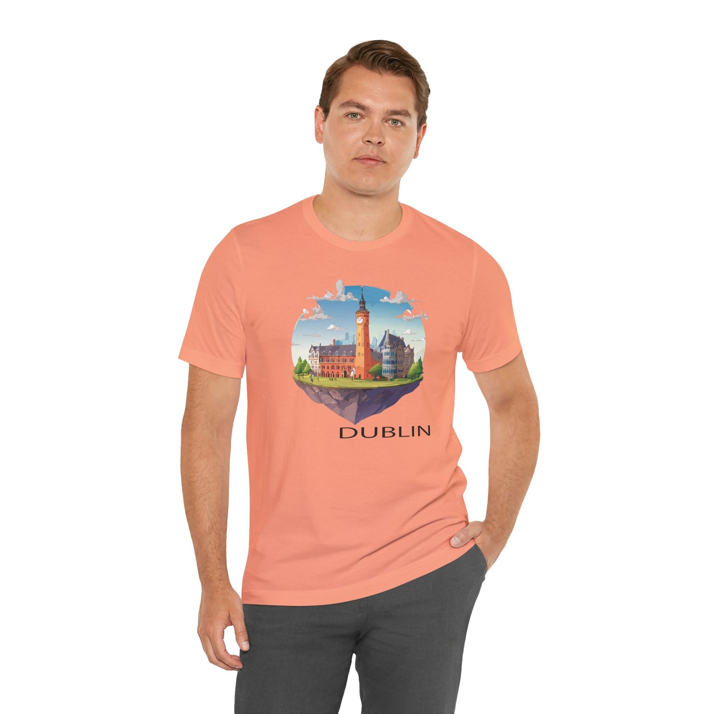 Dublin Shirt, Travel T-Shirt, Tourist Shirts, Tee Shirt with Travel Prints 2