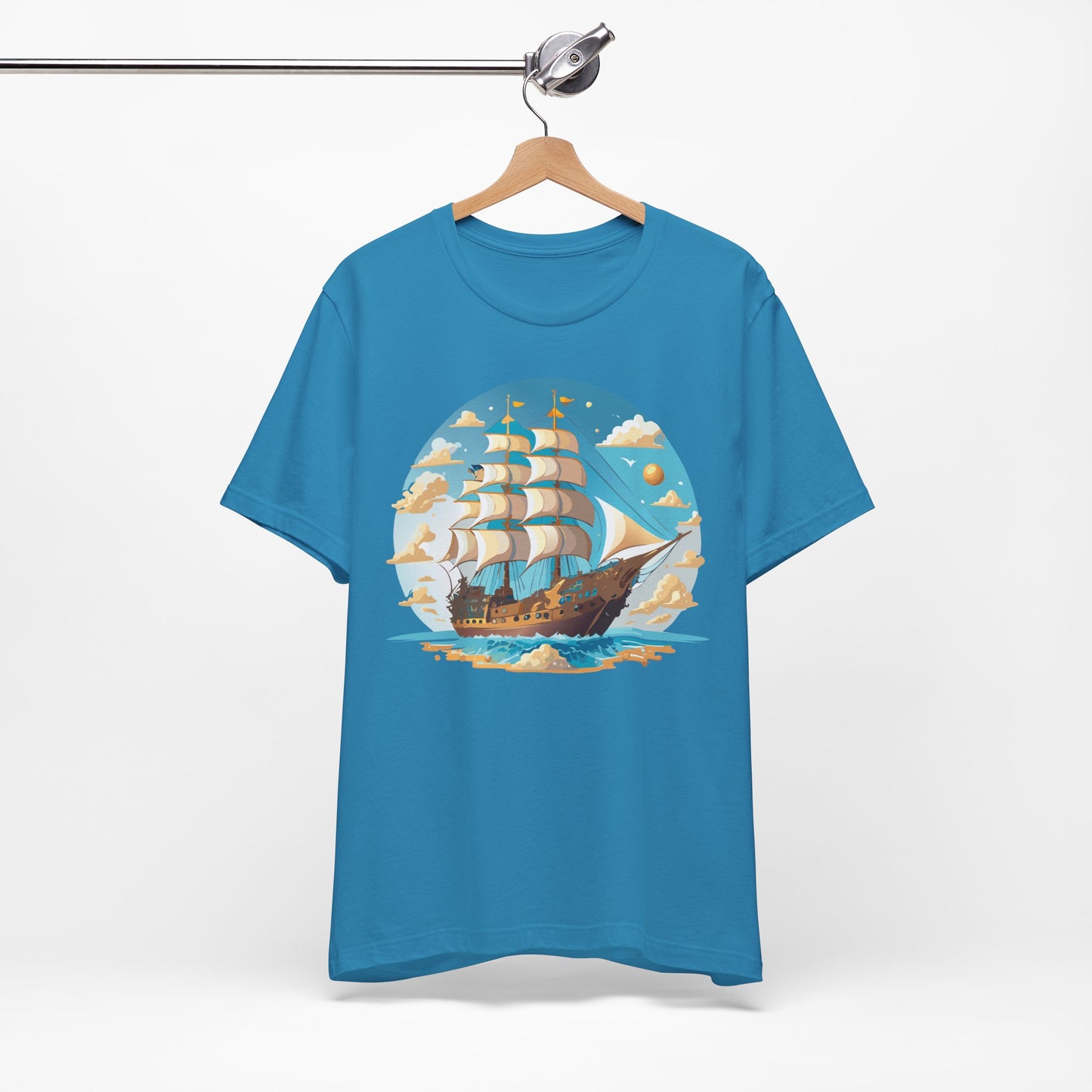 Ship Tee Shirt, Tee Shirt with Ship