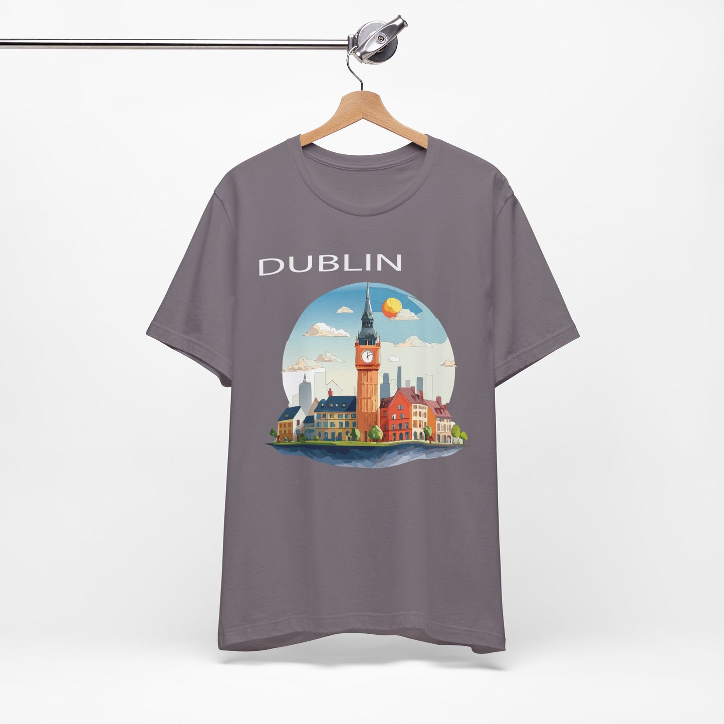 Dublin Shirt, Travel T-Shirt, Tourist Shirts, Tee Shirt with Travel Prints 1