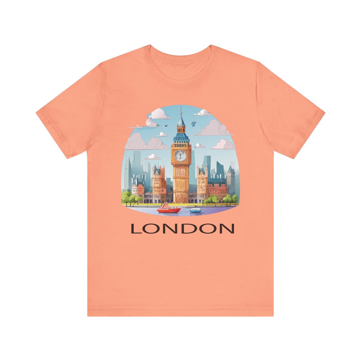 London Shirt, Travel T-Shirt, Tourist Shirts, Tee Shirt with Travel Prints 2