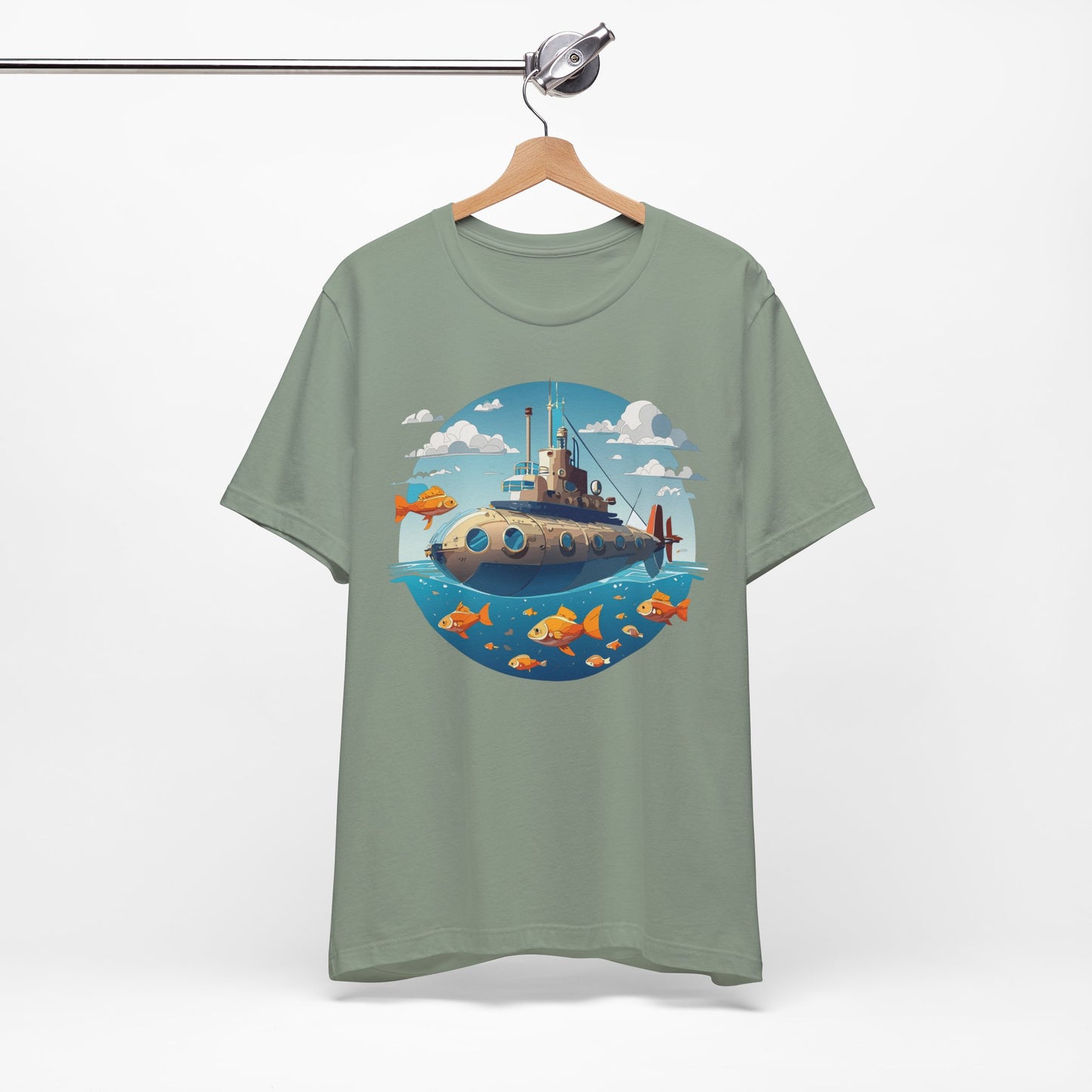 Ship Tee Shirt, Tee Shirt with Ship