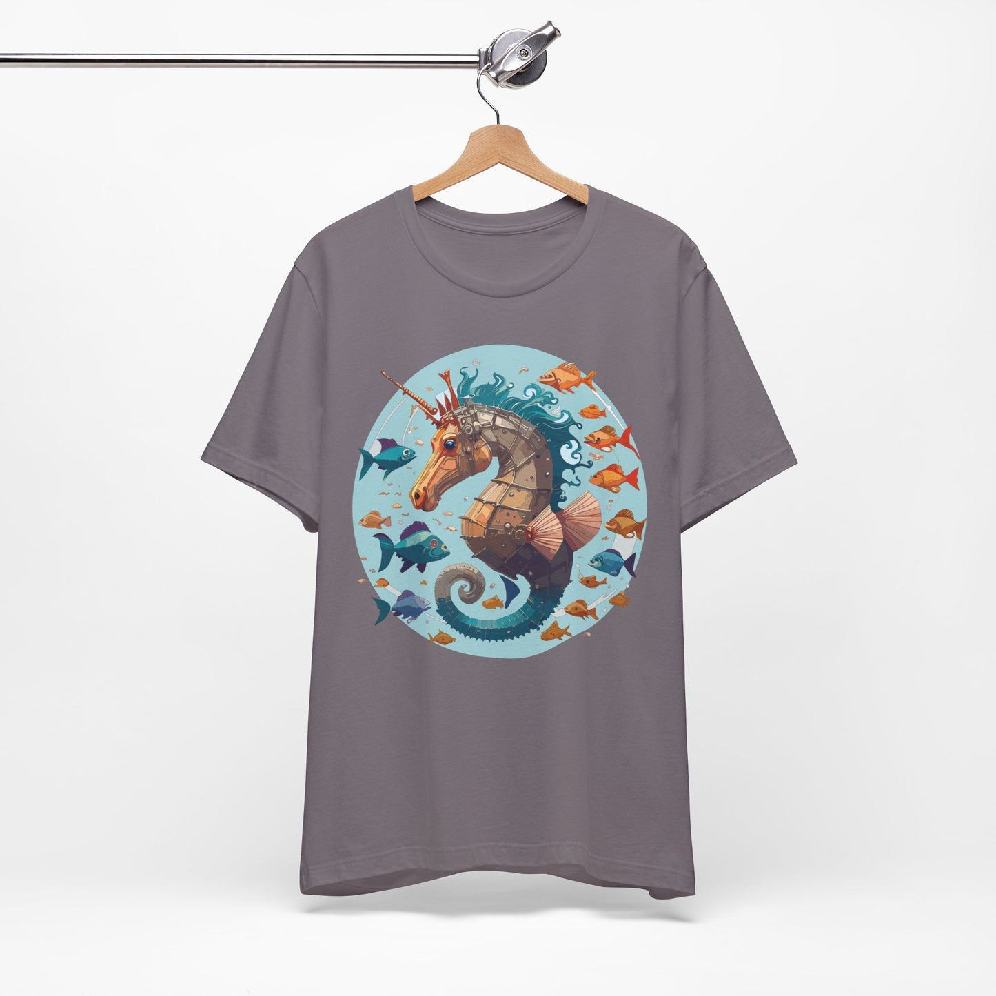 Animals Shirt, Shirt with Seahorse
