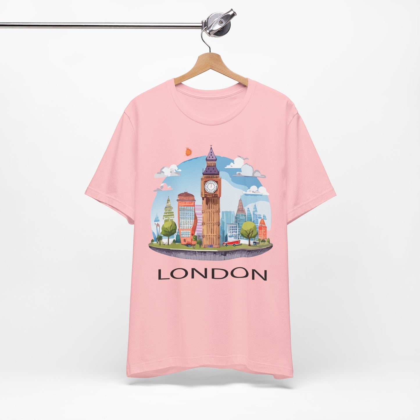 London Shirt, Travel T-Shirt, Tourist Shirts, Tee Shirt with Travel Prints 1