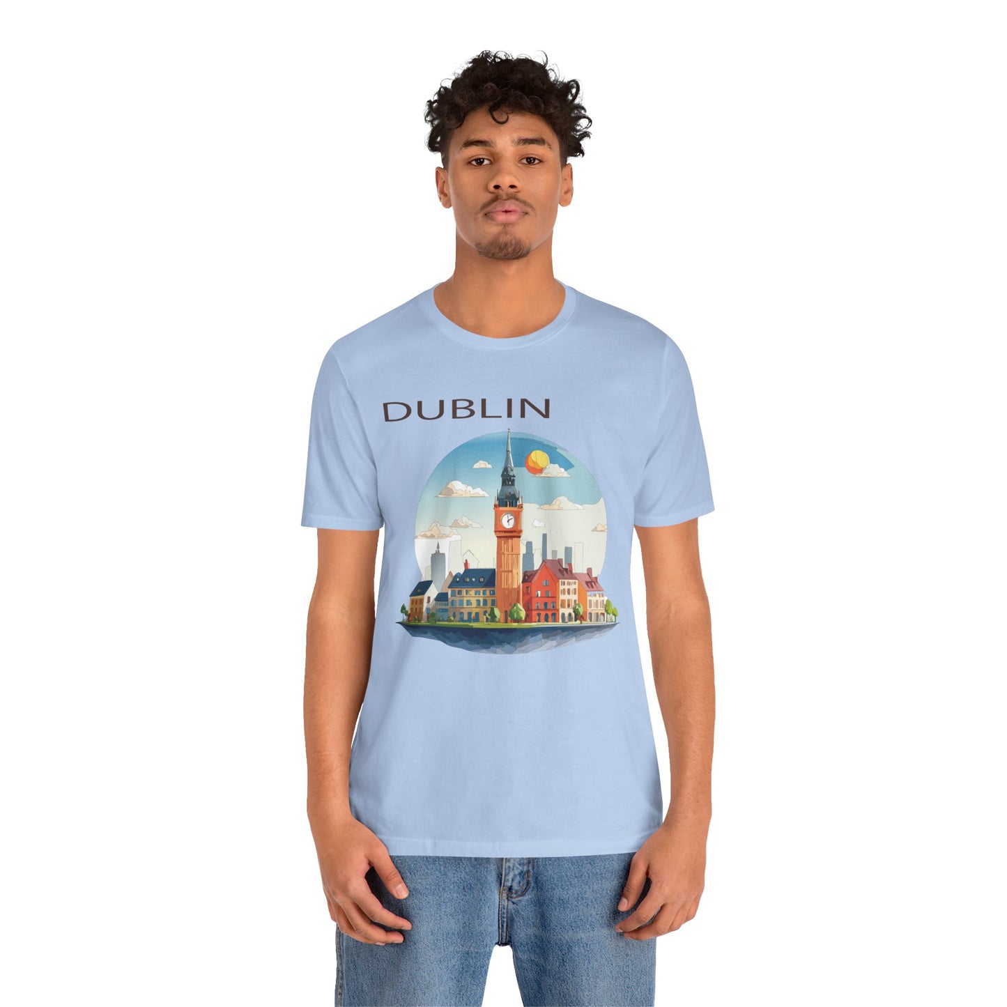 Dublin Shirt, Travel T-Shirt, Tourist Shirts, Tee Shirt with Travel Prints 1