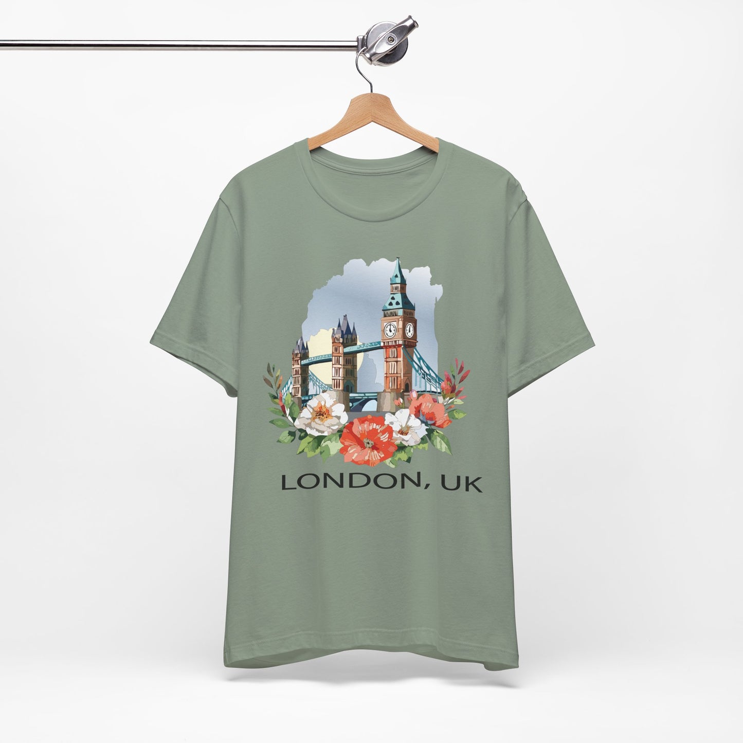 London Shirt, Travel T-Shirt, Tourist Shirts, Tee Shirt with Travel Prints 5