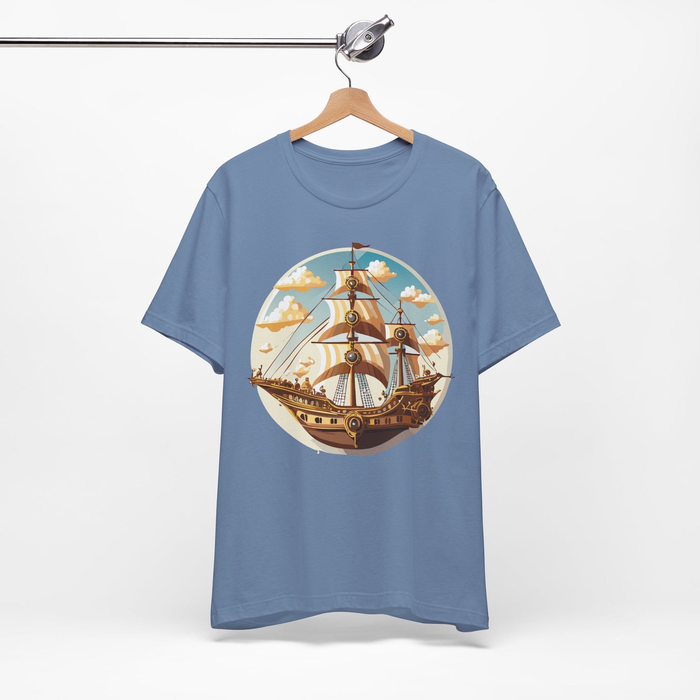 Ship Tee Shirt, Tee Shirt with Ship