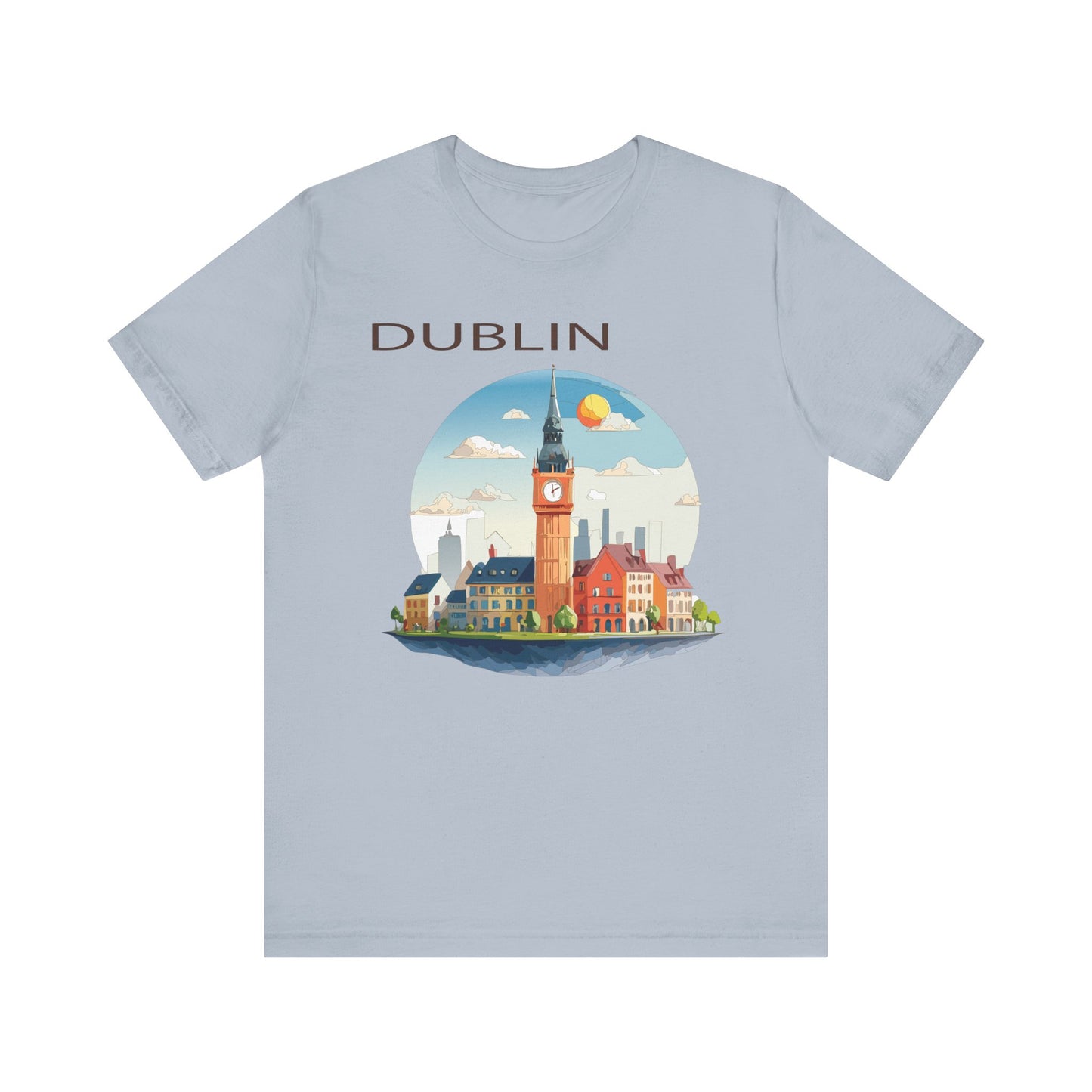 Dublin Shirt, Travel T-Shirt, Tourist Shirts, Tee Shirt with Travel Prints 1