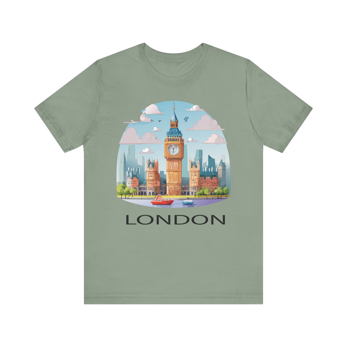 London Shirt, Travel T-Shirt, Tourist Shirts, Tee Shirt with Travel Prints 2