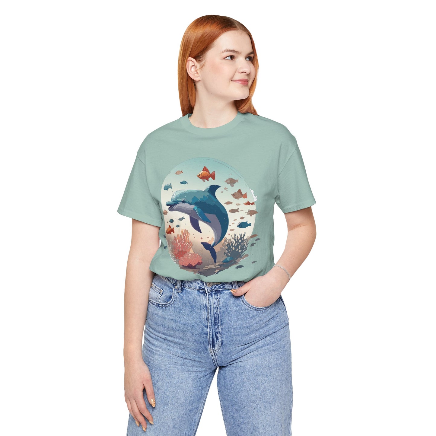 Animals Shirt, Shirt with Dolphin