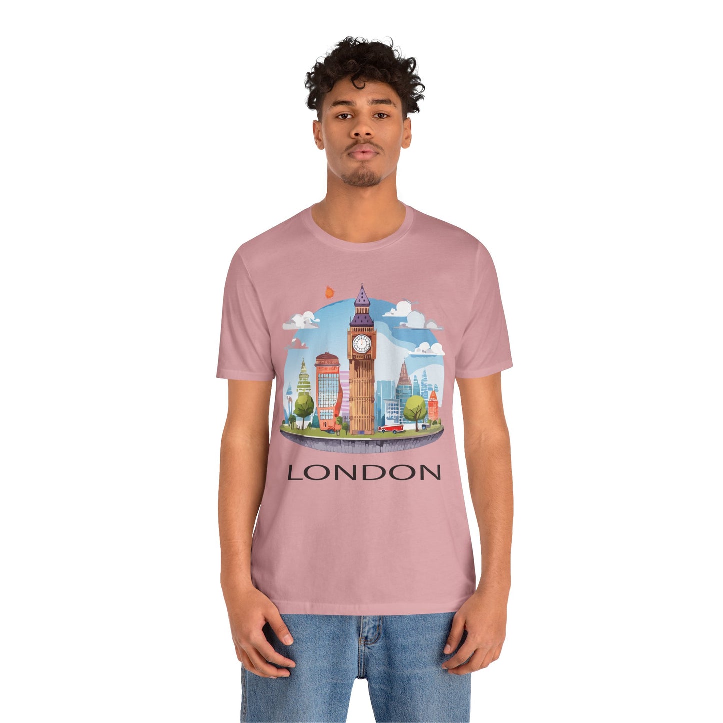 London Shirt, Travel T-Shirt, Tourist Shirts, Tee Shirt with Travel Prints 1