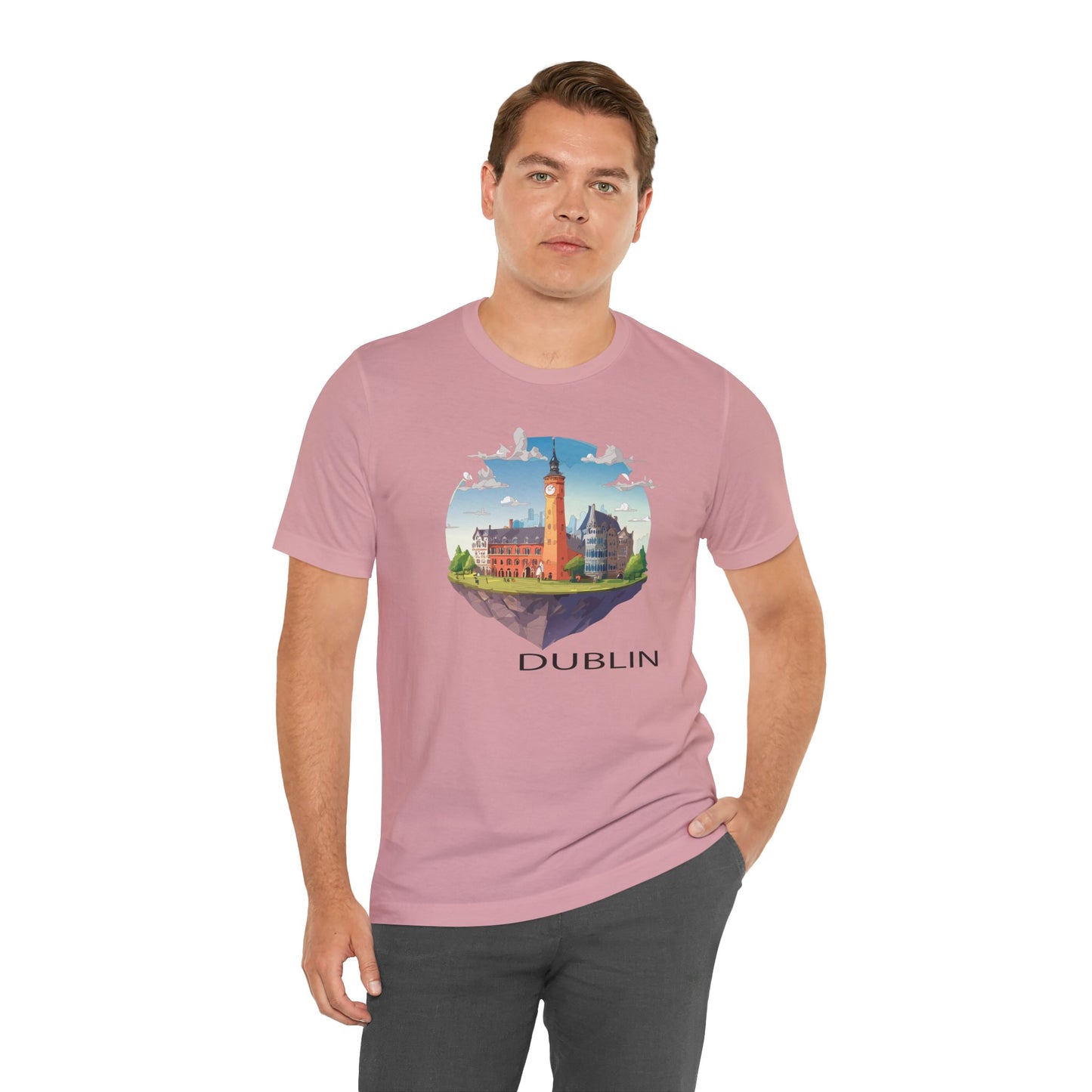 Dublin Shirt, Travel T-Shirt, Tourist Shirts, Tee Shirt with Travel Prints 2