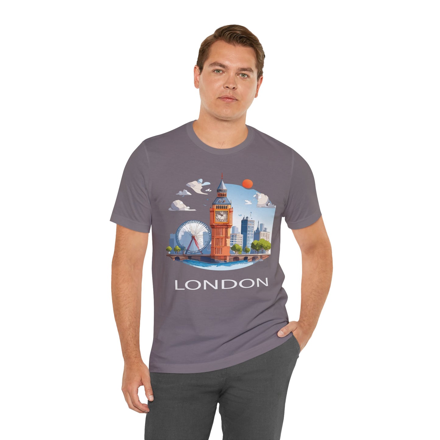London Shirt, Travel T-Shirt, Tourist Shirts, Tee Shirt with Travel Prints 3