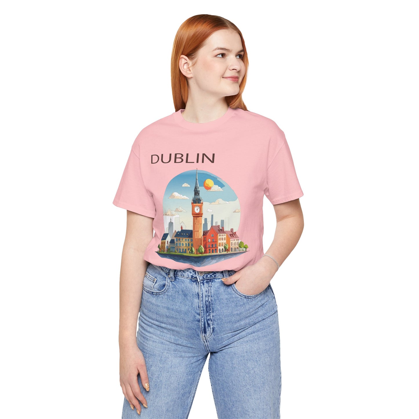 Dublin Shirt, Travel T-Shirt, Tourist Shirts, Tee Shirt with Travel Prints 1