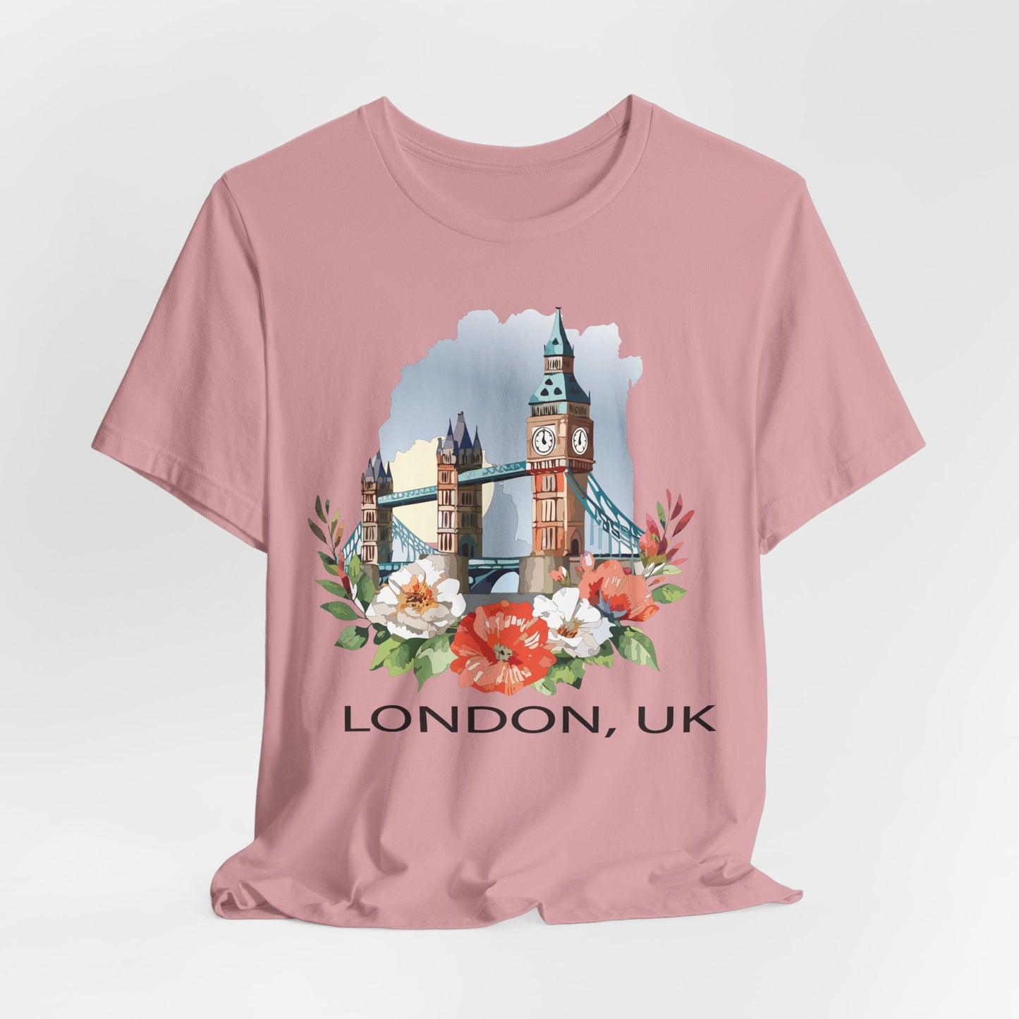 London Shirt, Travel T-Shirt, Tourist Shirts, Tee Shirt with Travel Prints 5
