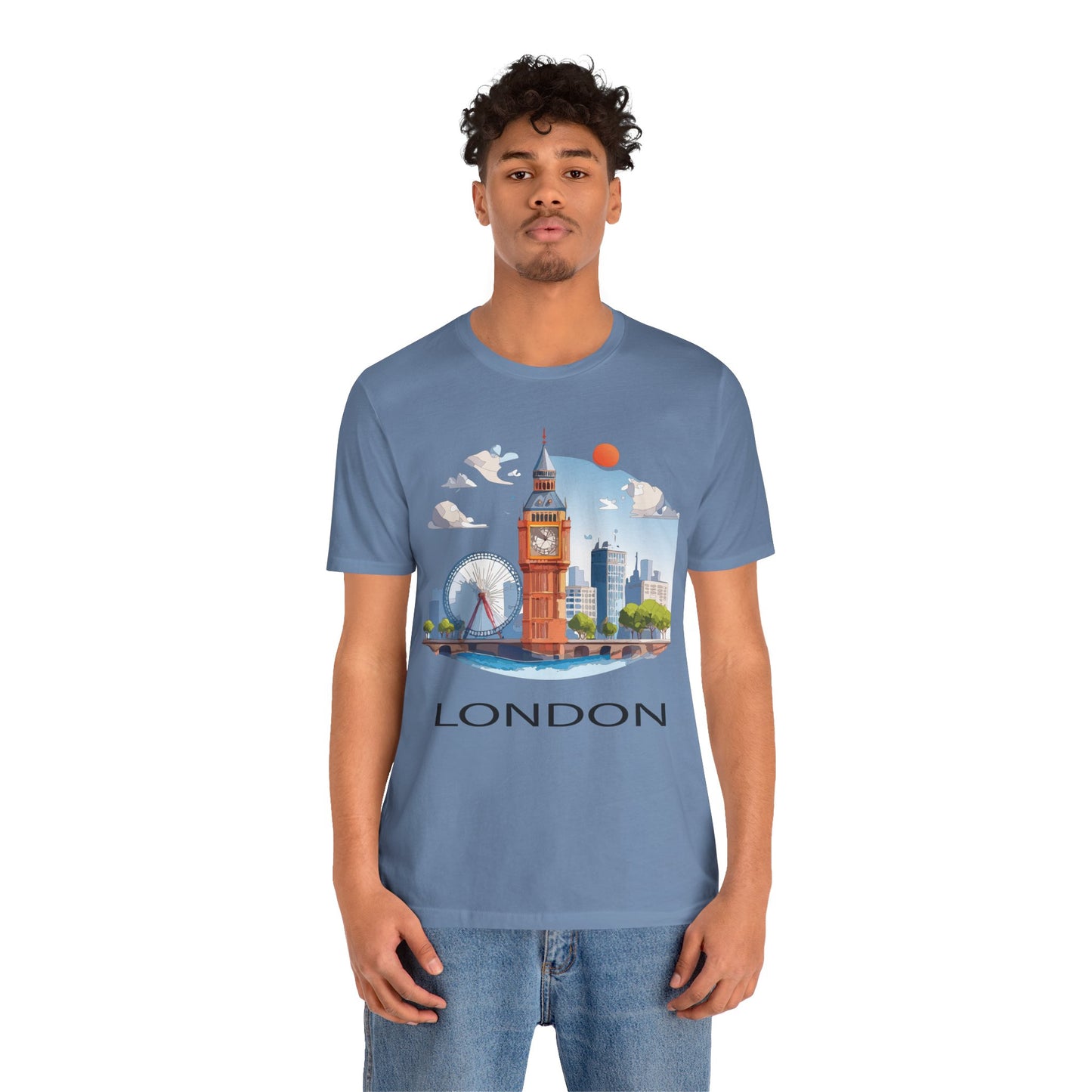 London Shirt, Travel T-Shirt, Tourist Shirts, Tee Shirt with Travel Prints 3