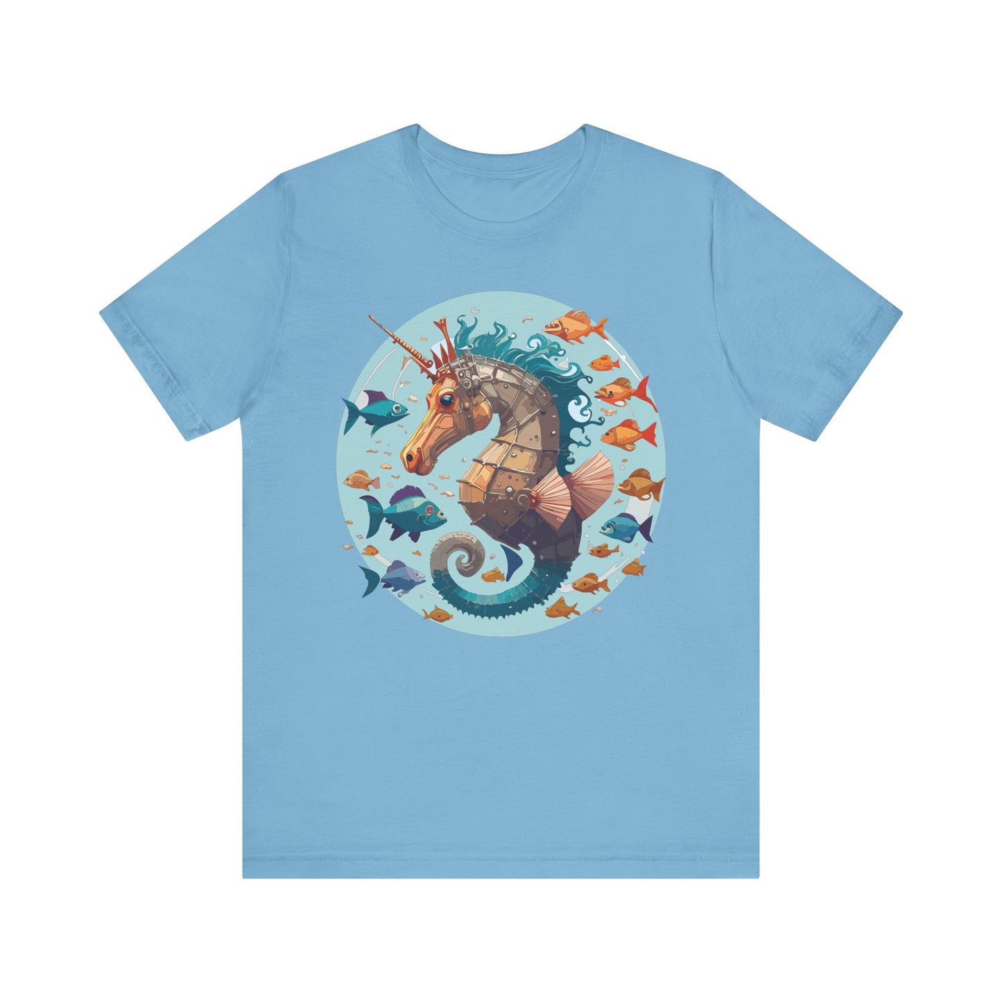 Animals Shirt, Shirt with Seahorse