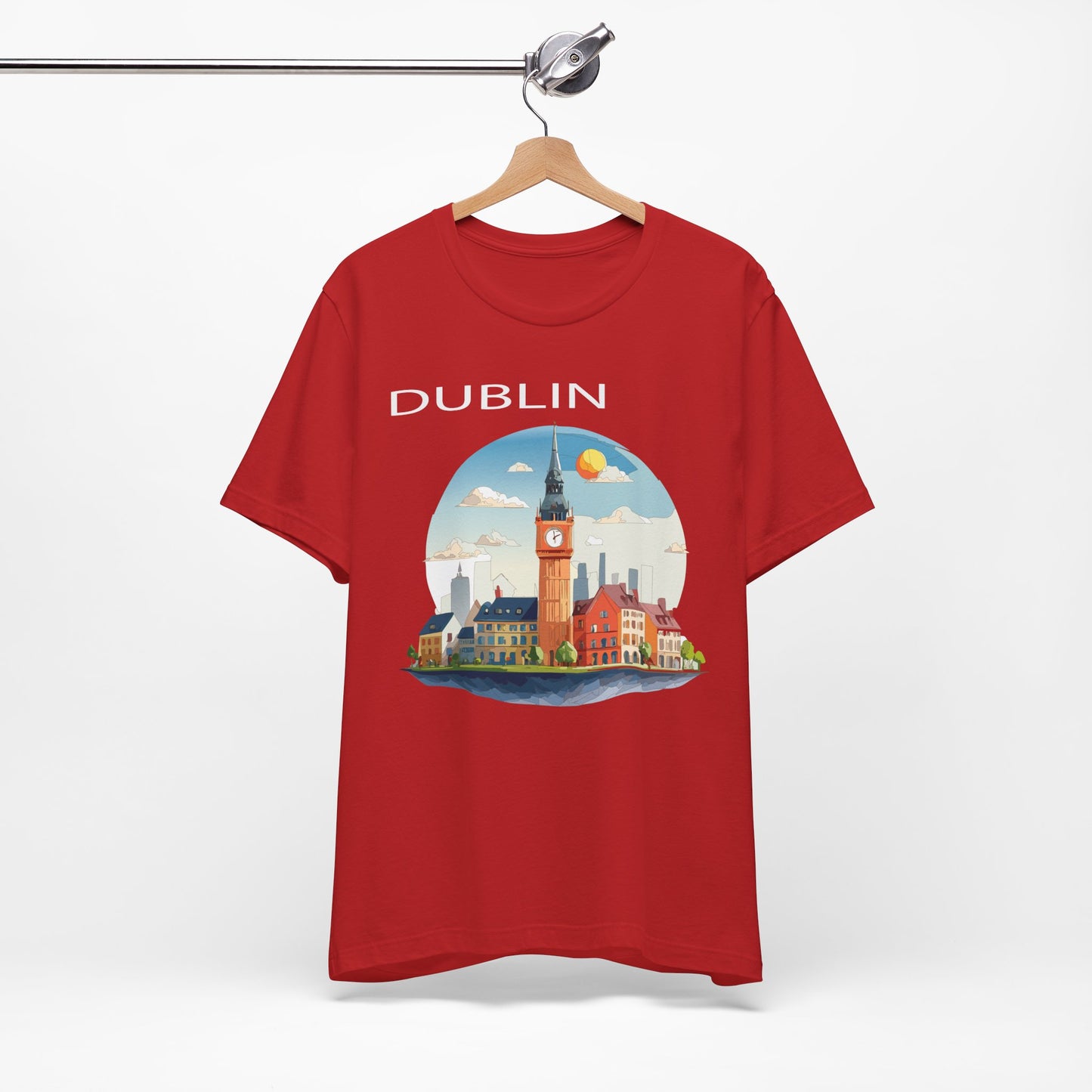 Dublin Shirt, Travel T-Shirt, Tourist Shirts, Tee Shirt with Travel Prints 1