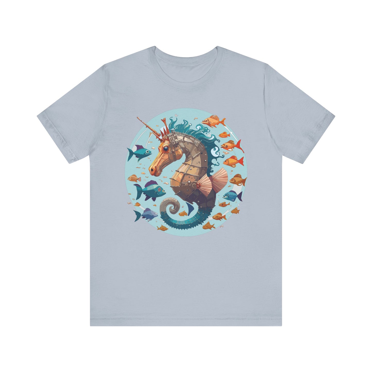 Animals Shirt, Shirt with Seahorse