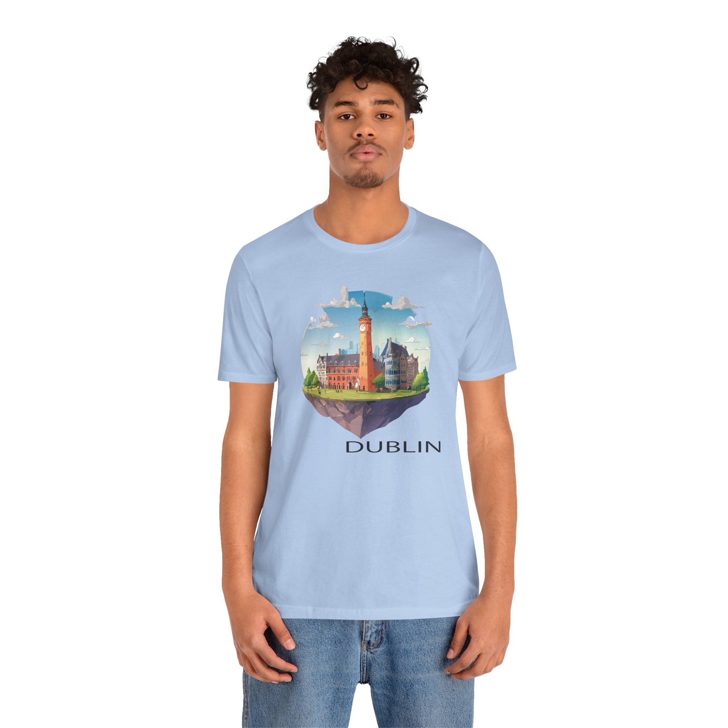 Dublin Shirt, Travel T-Shirt, Tourist Shirts, Tee Shirt with Travel Prints 2